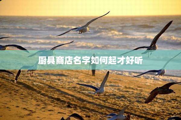 厨具商店名字如何起才好听