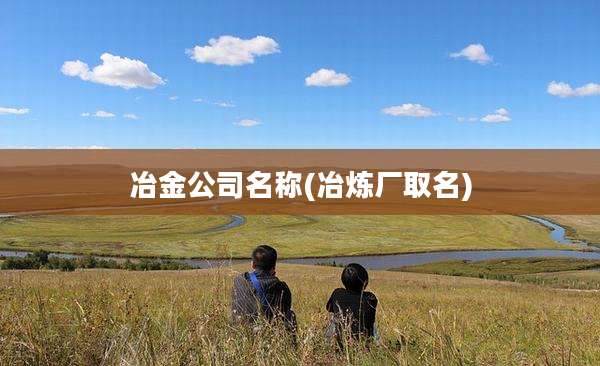 冶金公司名称(冶炼厂取名)