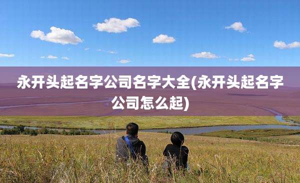 永开头起名字公司名字大全(永开头起名字公司怎么起)