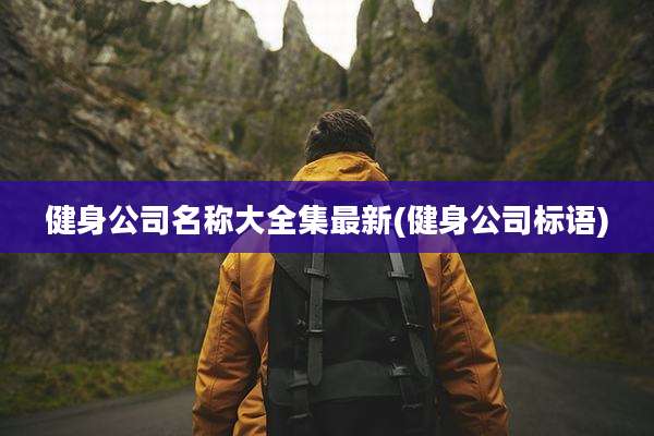 健身公司名称大全集最新(健身公司标语)