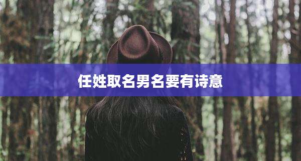 任姓取名男名要有诗意