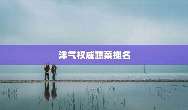 洋气权威蔬菜摊名