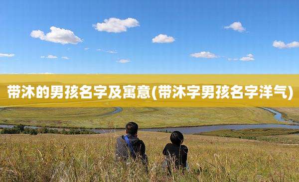 带沐的男孩名字及寓意(带沐字男孩名字洋气)