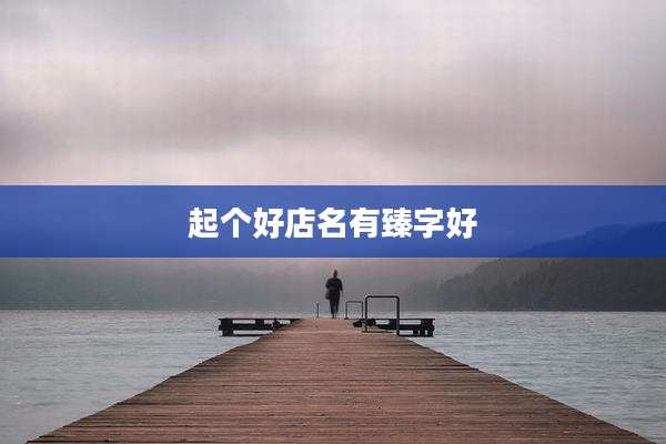 起个好店名有臻字好