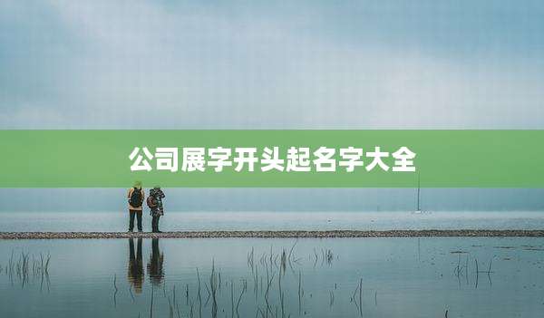 公司展字开头起名字大全