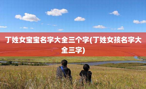 丁姓女宝宝名字大全三个字(丁姓女孩名字大全三字)