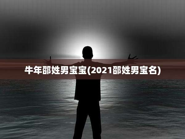 牛年邵姓男宝宝(2021邵姓男宝名)