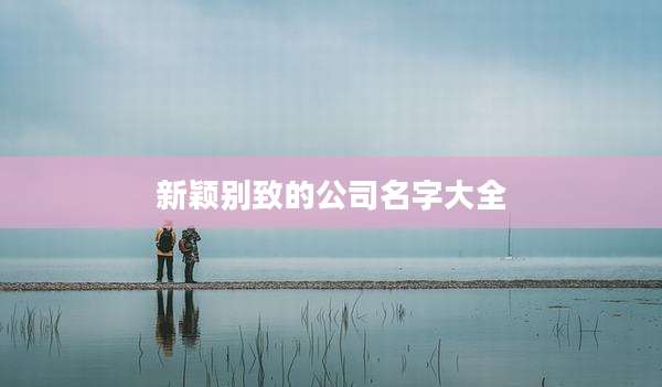 新颖别致的公司名字大全