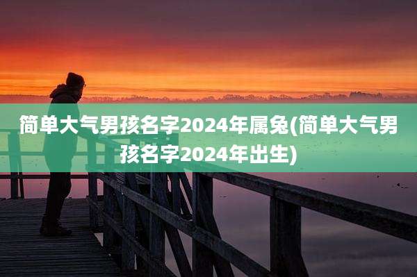 简单大气男孩名字2024年属兔(简单大气男孩名字2024年出生)