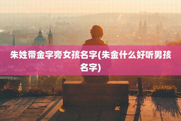 朱姓带金字旁女孩名字(朱金什么好听男孩名字)