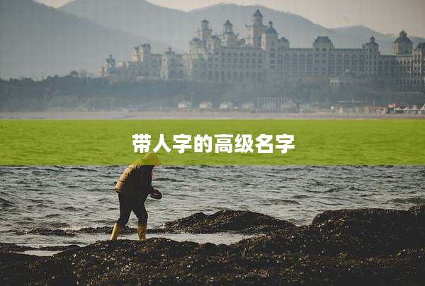 带人字的高级名字