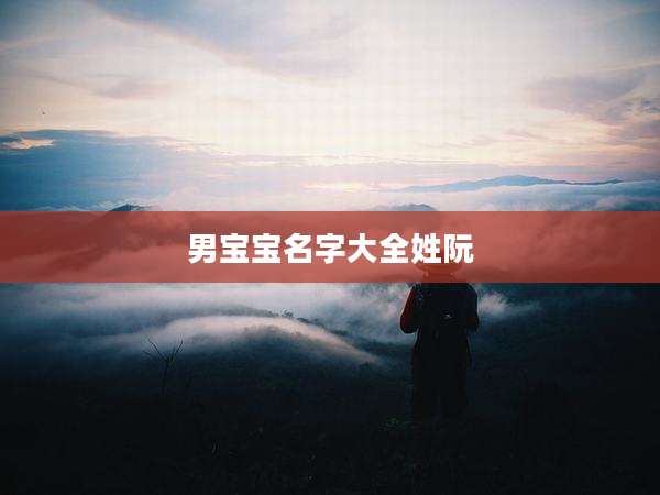 男宝宝名字大全姓阮