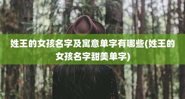 姓王的女孩名字及寓意单字有哪些(姓王的女孩名字甜美单字)