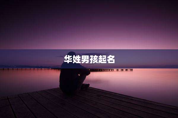 华姓男孩起名