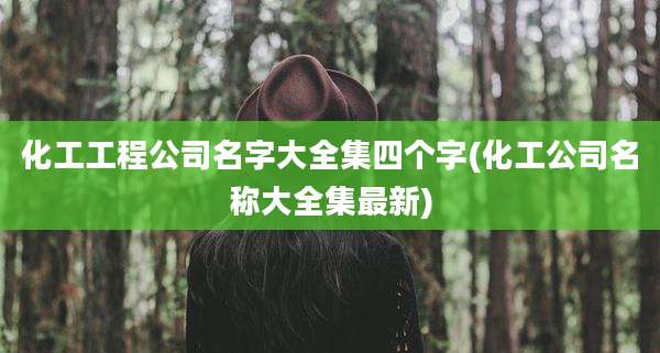 化工工程公司名字大全集四个字(化工公司名称大全集最新)