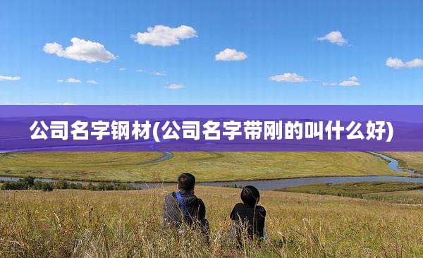 公司名字钢材(公司名字带刚的叫什么好)