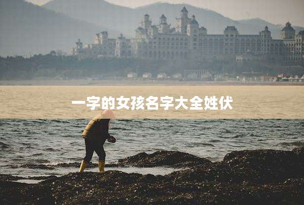 一字的女孩名字大全姓伏