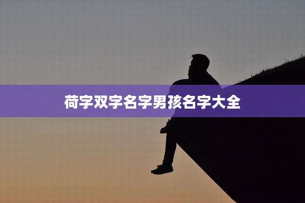 荷字双字名字男孩名字大全