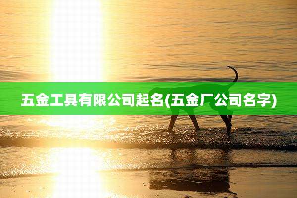 五金工具有限公司起名(五金厂公司名字)