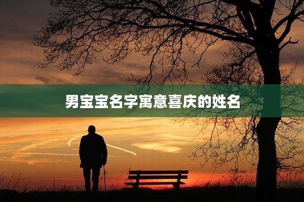 男宝宝名字寓意喜庆的姓名