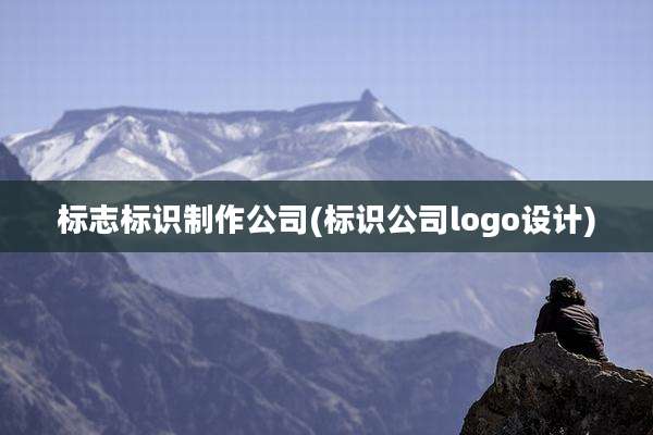 标志标识制作公司(标识公司logo设计)