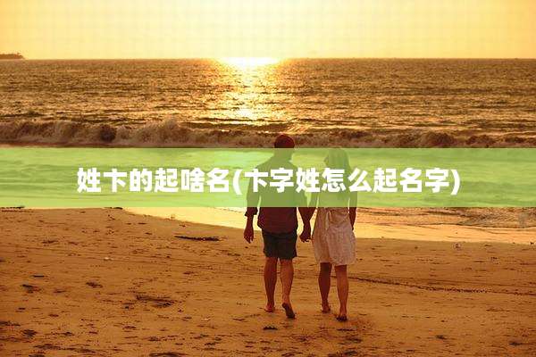 姓卞的起啥名(卞字姓怎么起名字)