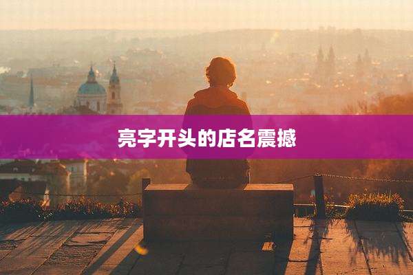 亮字开头的店名震撼