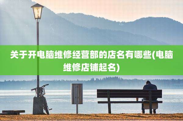 关于开电脑维修经营部的店名有哪些(电脑维修店铺起名)