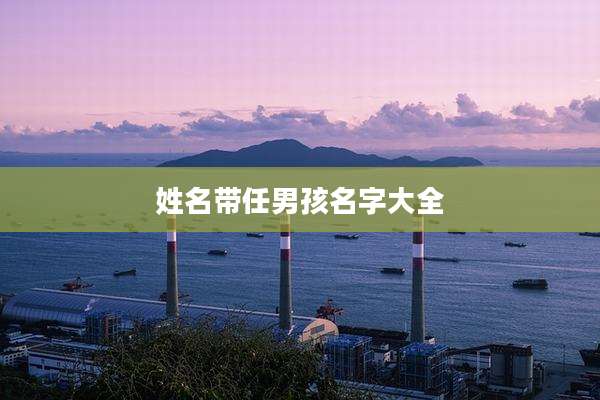 姓名带任男孩名字大全