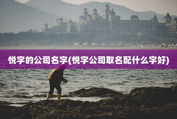 悦字的公司名字(悦字公司取名配什么字好)