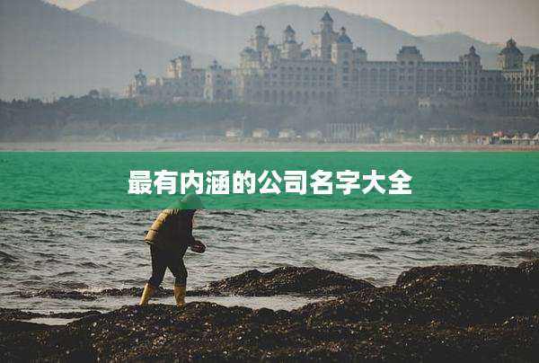 最有内涵的公司名字大全