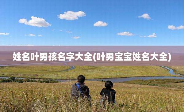 姓名叶男孩名字大全(叶男宝宝姓名大全)
