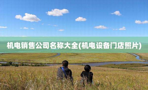 机电销售公司名称大全(机电设备门店照片)