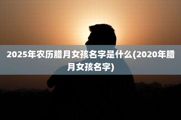 2025年农历腊月女孩名字是什么(2020年腊月女孩名字)