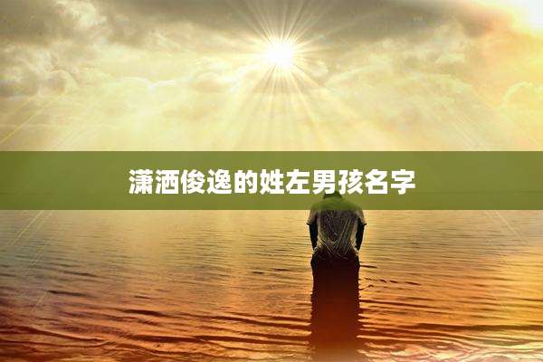 潇洒俊逸的姓左男孩名字