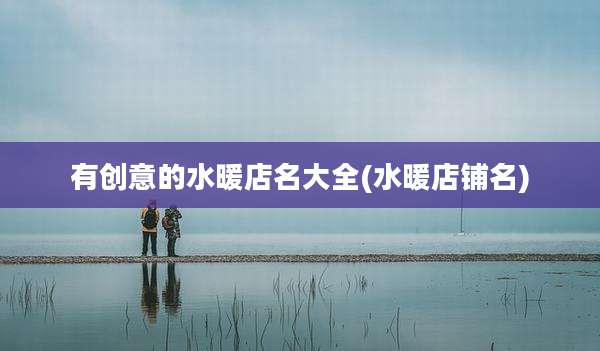 有创意的水暖店名大全(水暖店铺名)
