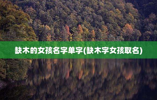 缺木的女孩名字单字(缺木字女孩取名)