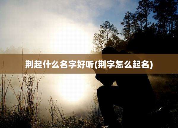 荆起什么名字好听(荆字怎么起名)