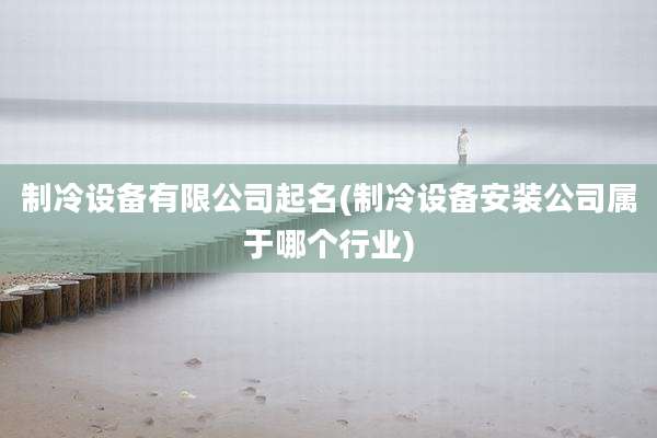 制冷设备有限公司起名(制冷设备安装公司属于哪个行业)
