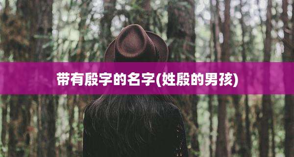 带有殷字的名字(姓殷的男孩)