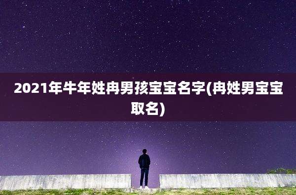2021年牛年姓冉男孩宝宝名字(冉姓男宝宝取名)