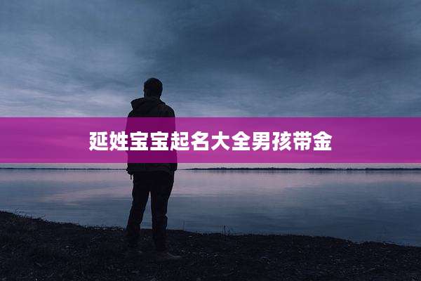 延姓宝宝起名大全男孩带金