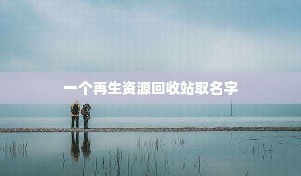一个再生资源回收站取名字
