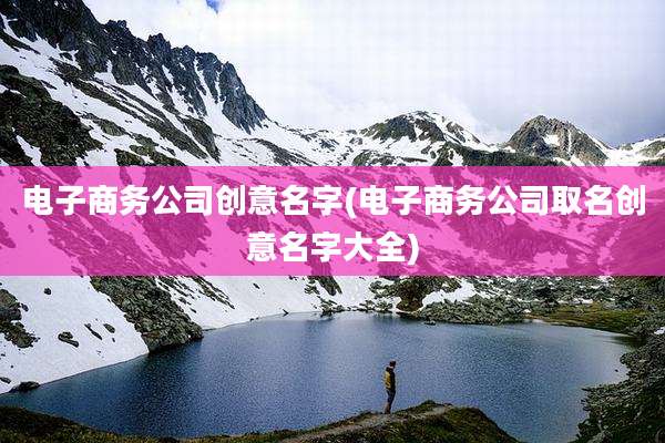 电子商务公司创意名字(电子商务公司取名创意名字大全)