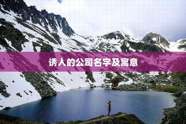 诱人的公司名字及寓意