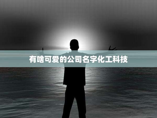 有啥可爱的公司名字化工科技
