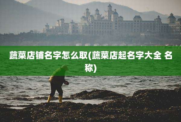 蔬菜店铺名字怎么取(蔬菜店起名字大全 名称)