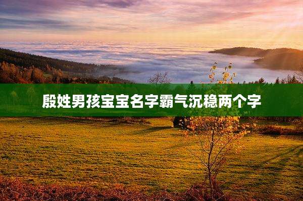 殷姓男孩宝宝名字霸气沉稳两个字
