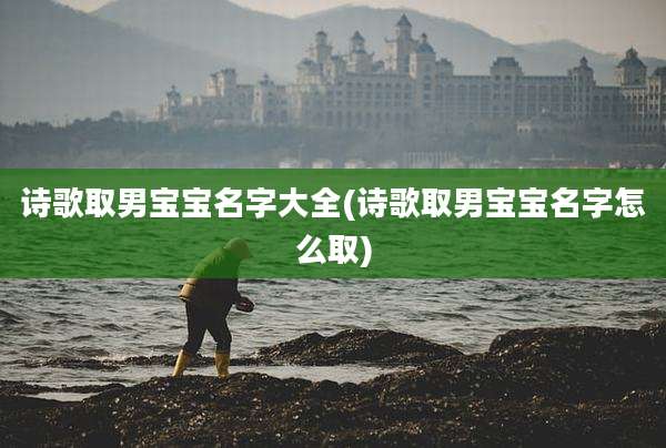 诗歌取男宝宝名字大全(诗歌取男宝宝名字怎么取)