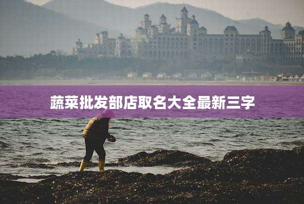 蔬菜批发部店取名大全最新三字